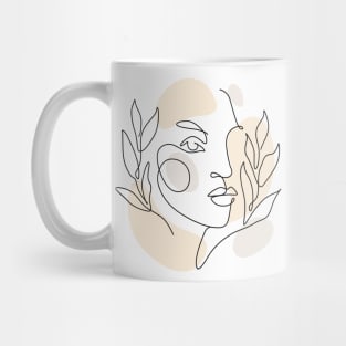 Girl's Face Mug